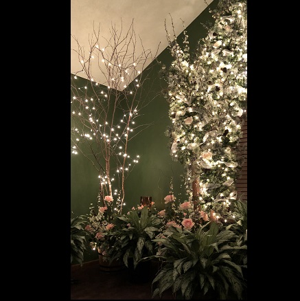 Green Floor Plant with Winter Birch & Northwoods Trio - Artificial floral - Beautiful wedding greenery ideas